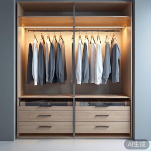 衣柜内部收纳件设计全攻略：科学布局与尺寸规划技巧，提升空间利用率。